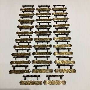 32 Piece 3” 1971 Amerock Drawer Cabinet Pulls Back Plates D219-425 VTG 176 A-1